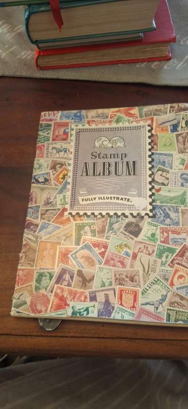 Stamp album empty vintage