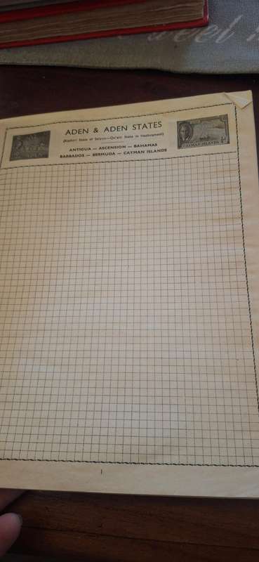 Stamp album empty vintage