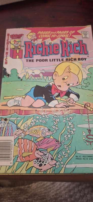 Richie Rich 239 Fine+ 6.5 Harvey Comics The Poor Little Rich Boy