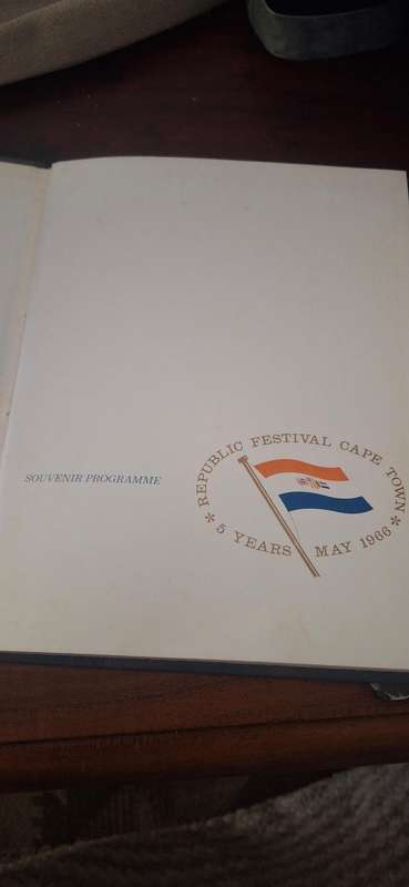 Souvenir programme of the cape town Republic festival 1966