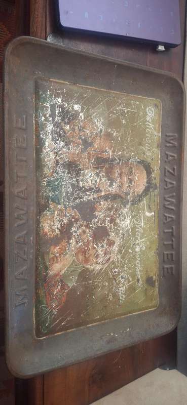 Mazawattee tray vintage