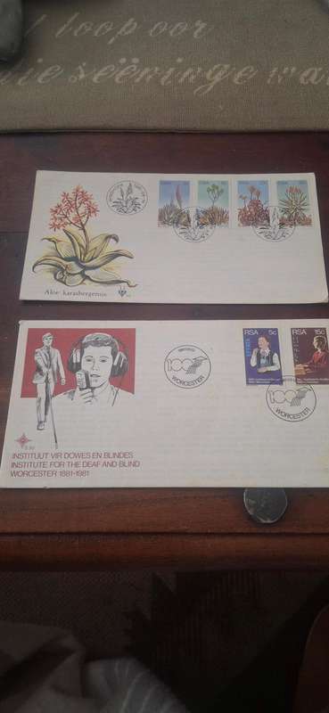 SOUTH WEST AFRICA SWA 1981 ALOES OF AFRICA FDC + institute for deaf