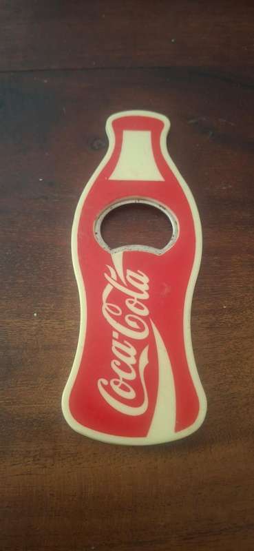 Coca cola bottle opener vintage 1980