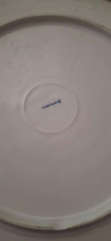 KPM plate Brandenburger Tor relief plate 27cm vintage plate