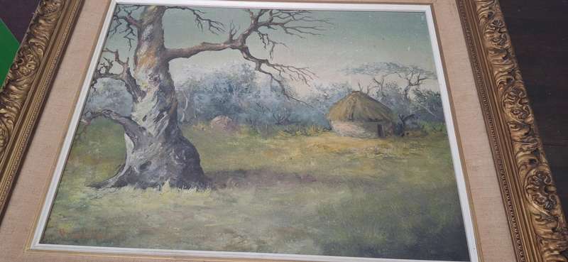 Oil painting landscape