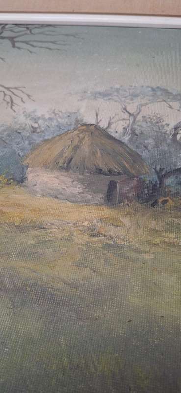 Oil painting landscape
