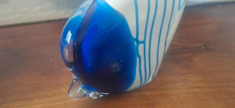 Handmade glass fish ornament