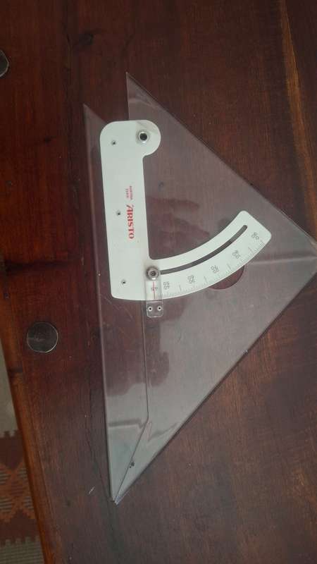 Aristo Rotring adjustable set square