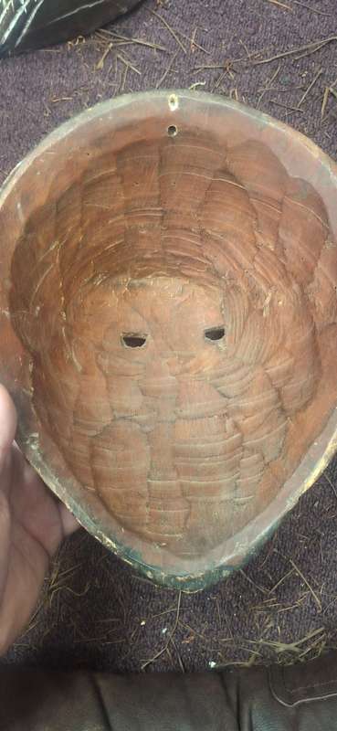 Vintage wooden mask