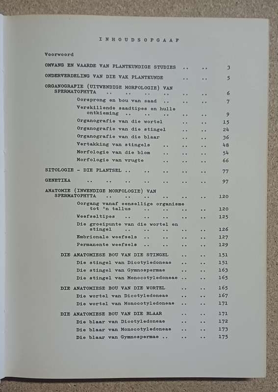 ALGEMENE PLANTKUNDE H. P. van der Schijff