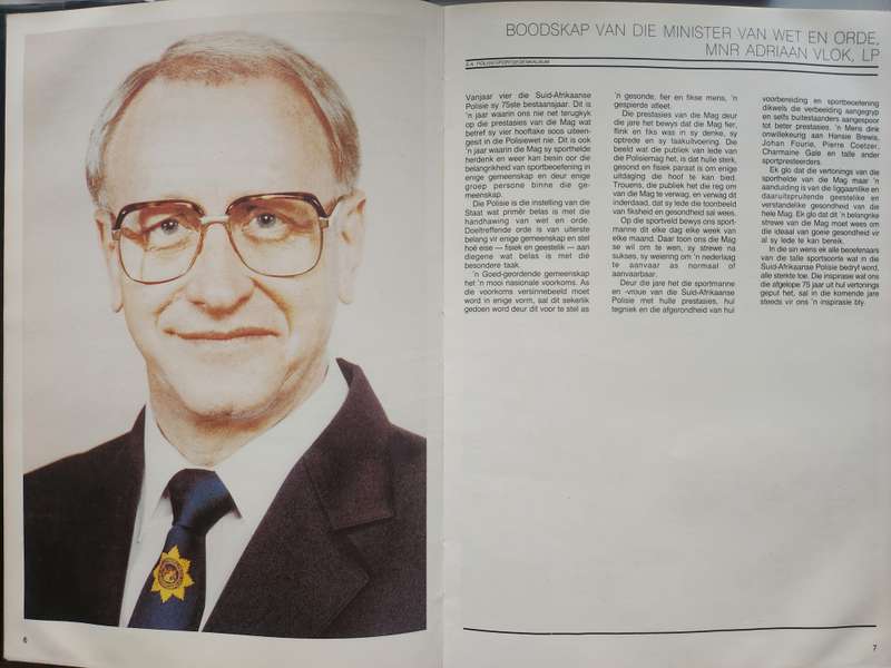 S.A. POLISIESPORTGEDENKALBUM 1913 - 1988