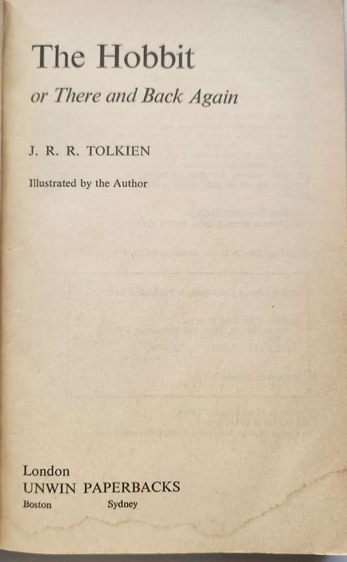 Tolkien's farmer Giles of Ham & The Hobbit (bundle)