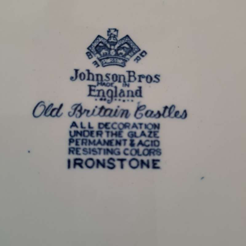 Johnson Bros Old Britain Castles Entree Plate
