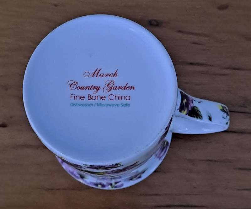 Country Garden 'March' Mug