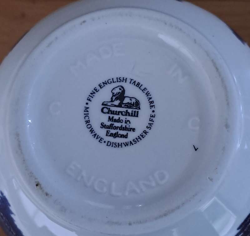 Churchill Willow Pattern Creamer - reserved for JunBor6162