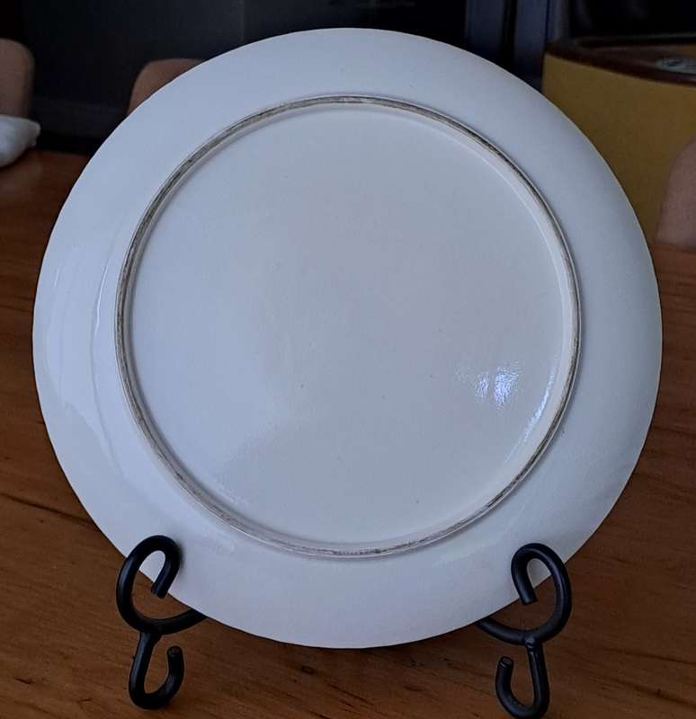 Vintage Blue and White Plate