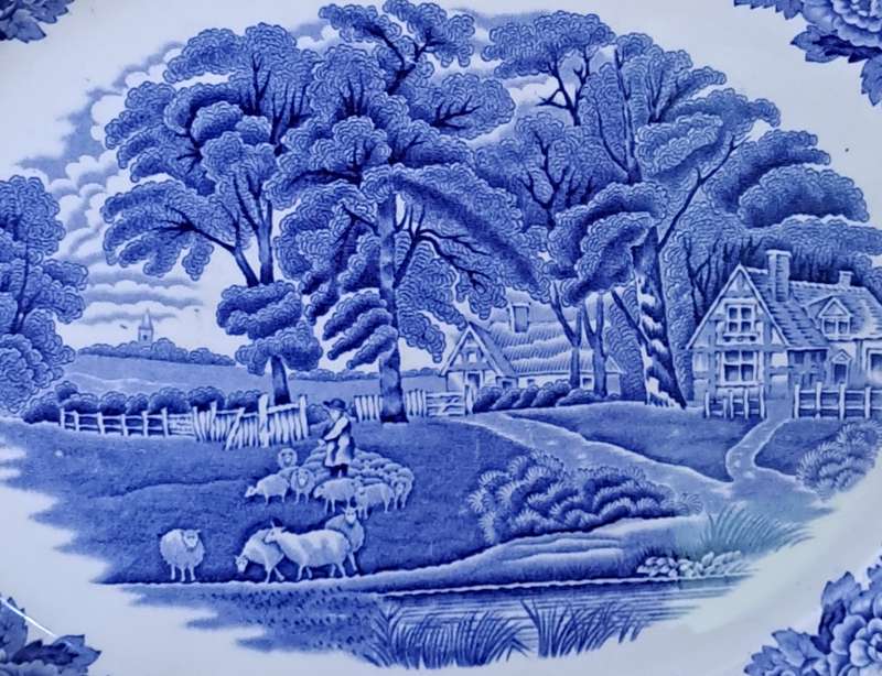 Enoch Woods 'English Scenery' Platter