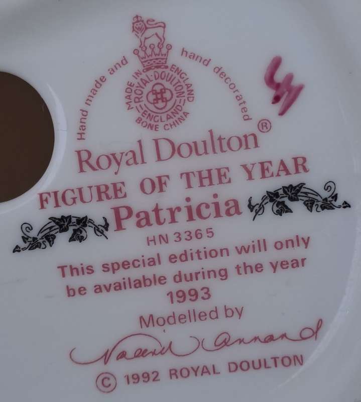 Royal Doulton Figurine - Patricia HN3365
