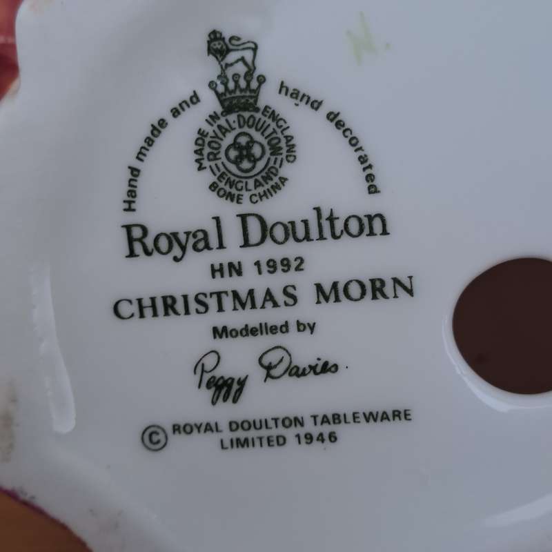Royal Doulton Figurine - Christmas Morn HN1992