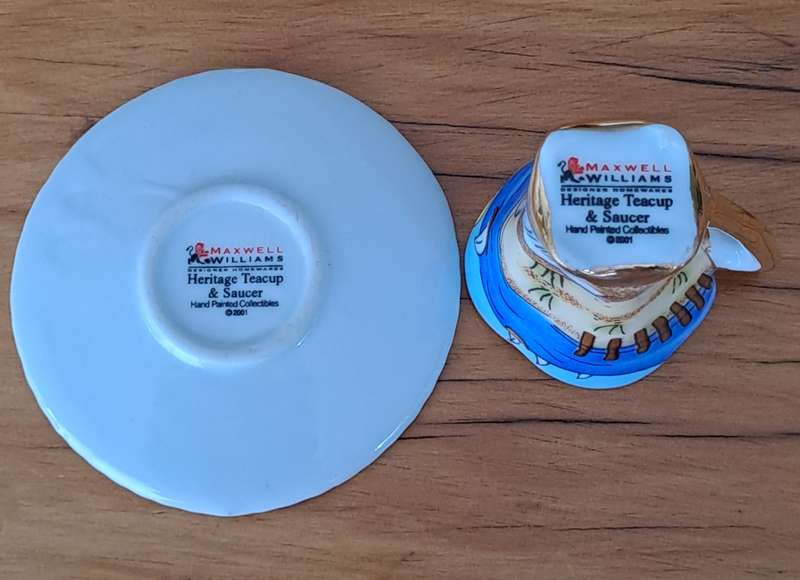 Maxwell Williams Miniarure Heritage Cup and Saucer