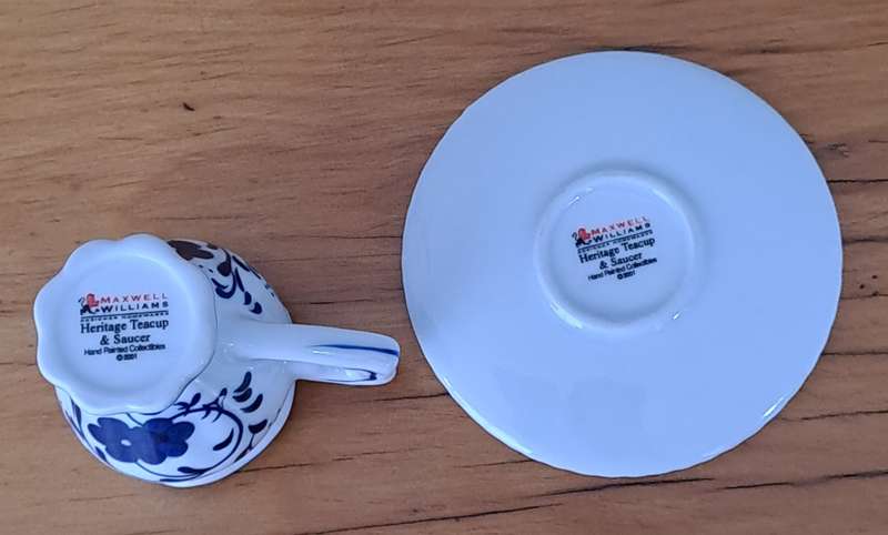 Maxwell Williams Miniarure Heritage Cup and Saucer
