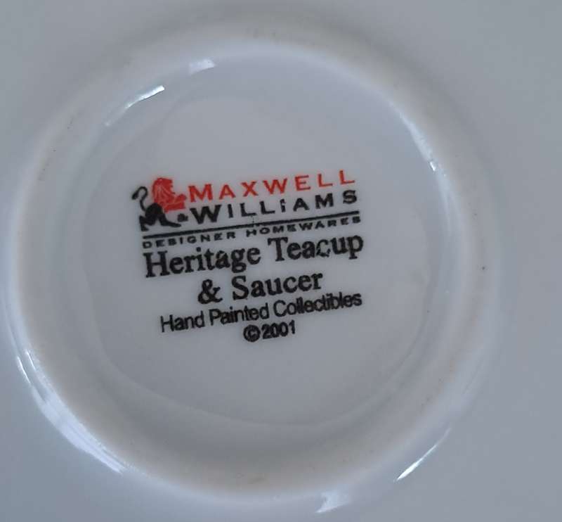 Maxwell Williams Miniarure Heritage Cup and Saucer