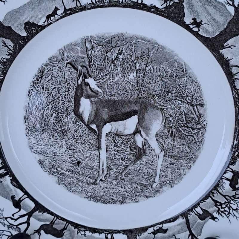 Wedgwood Kruger National Park Plate - 'Springbok'