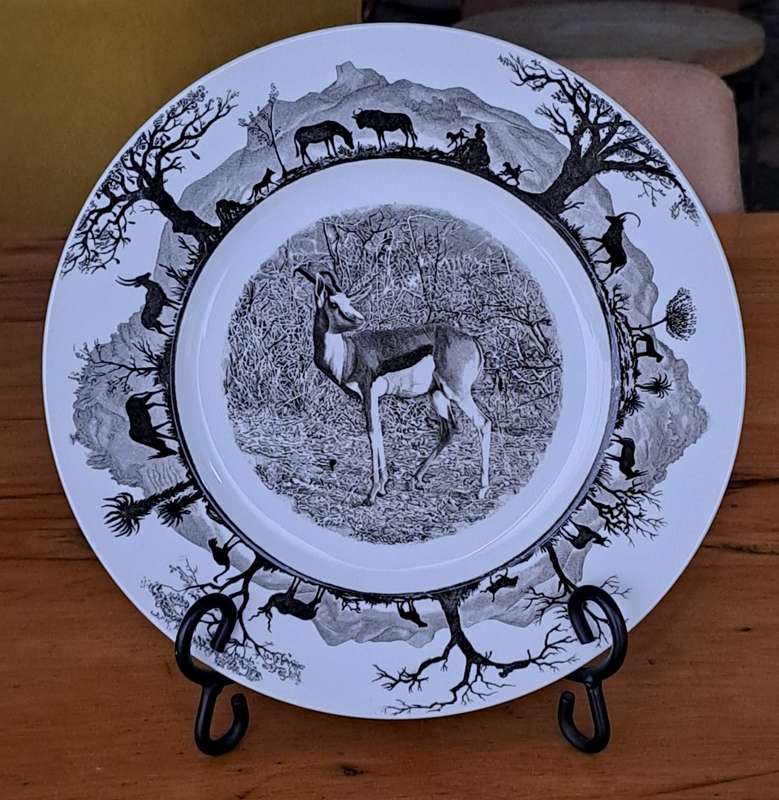 Wedgwood Kruger National Park Plate - 'Springbok'