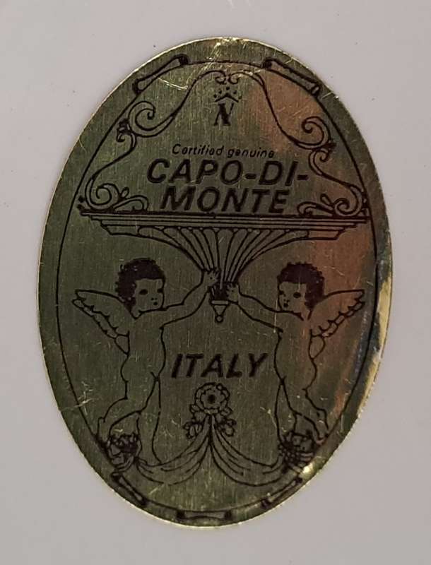 Capodimonte Plate - Signed