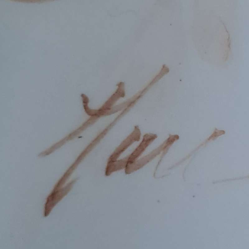 Capodimonte Plate - Signed