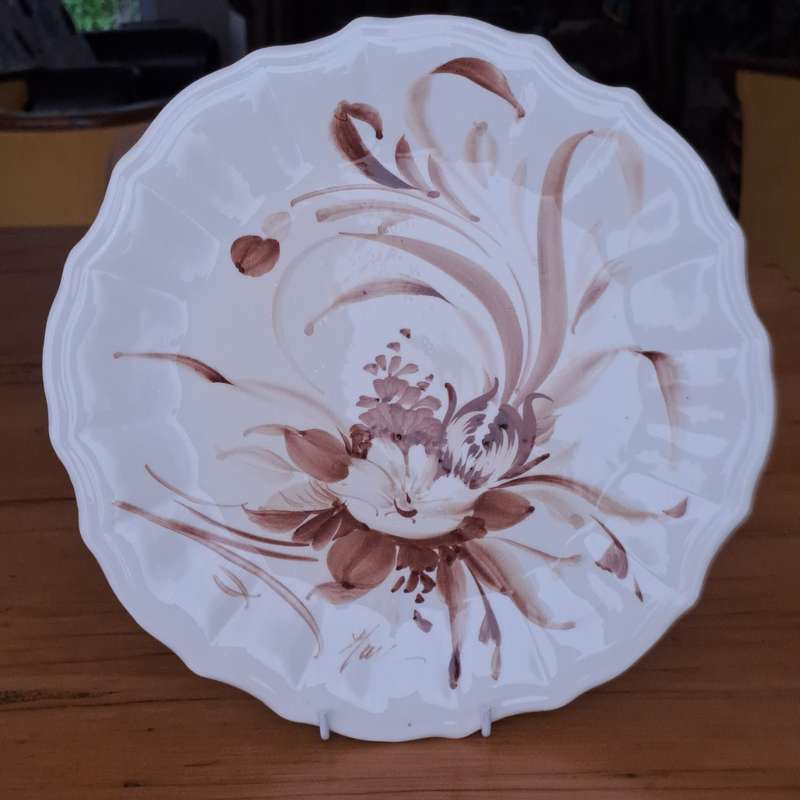 Capodimonte Plate - Signed