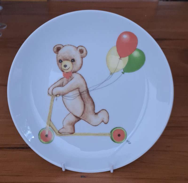 Arzberg Teddy Plate - Signed