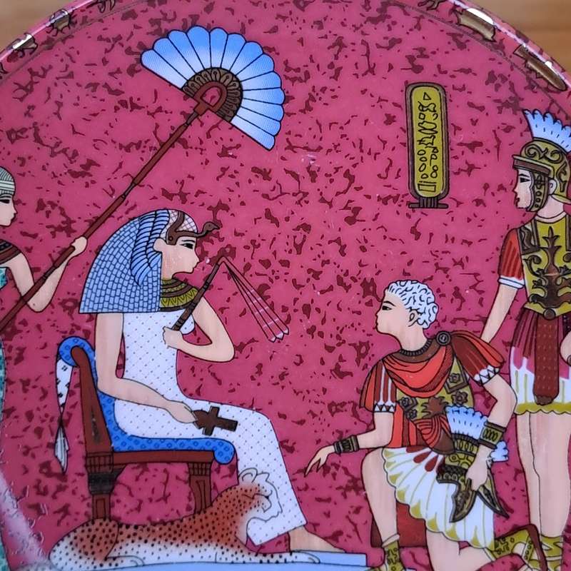 Egyptian Themed Plate (RED)