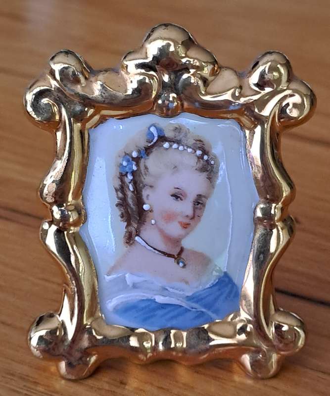 Limoges Miniature Portrait