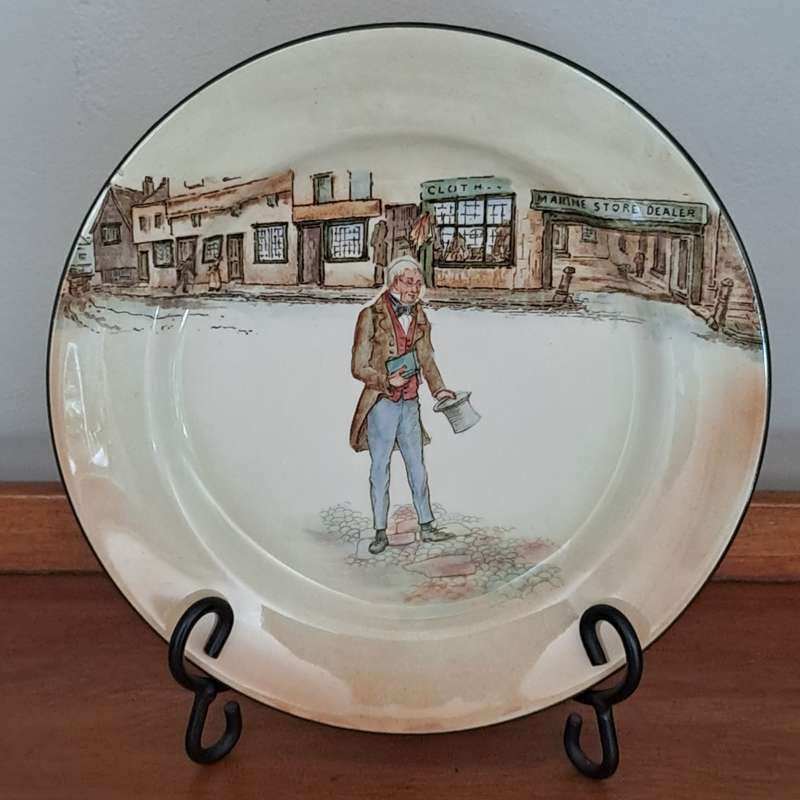 Royal Doulton Dickensware Rack Plate - Tom Pinch