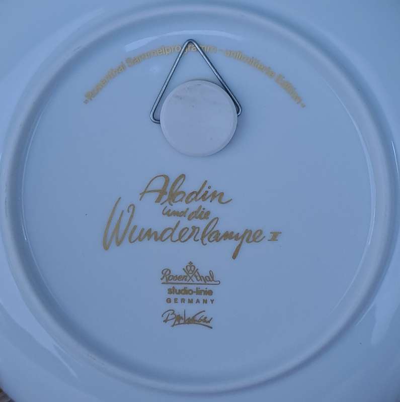 Rosenthal Aladin Plate - Plate one of twelve