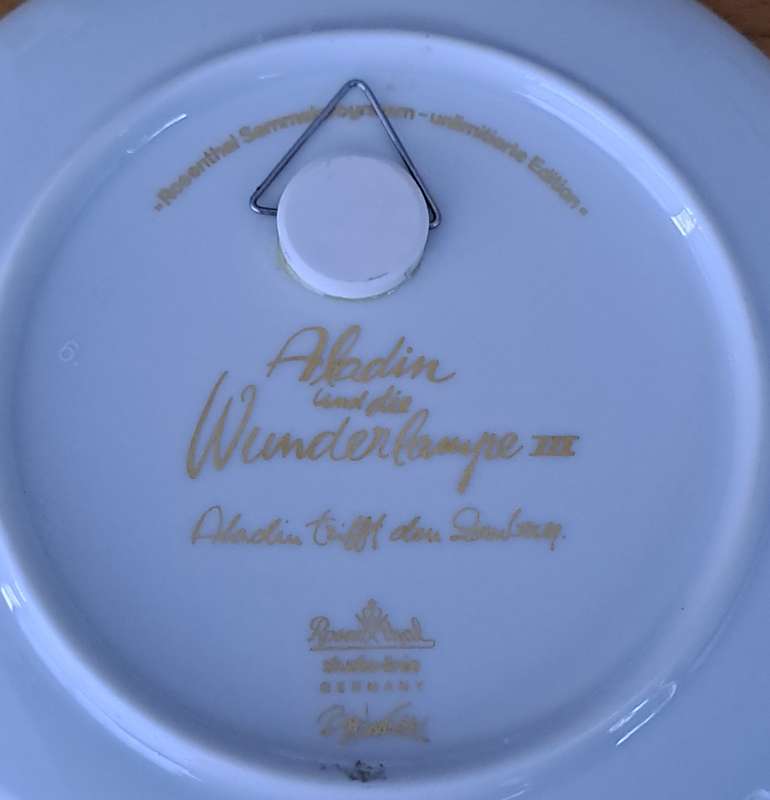 Rosenthal Aladin Plate - Plate three of twelve