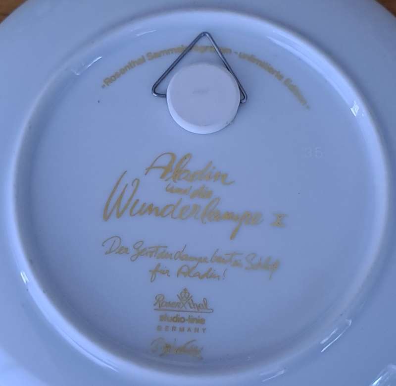 Rosenthal Aladin Plate - Plate ten of twelve
