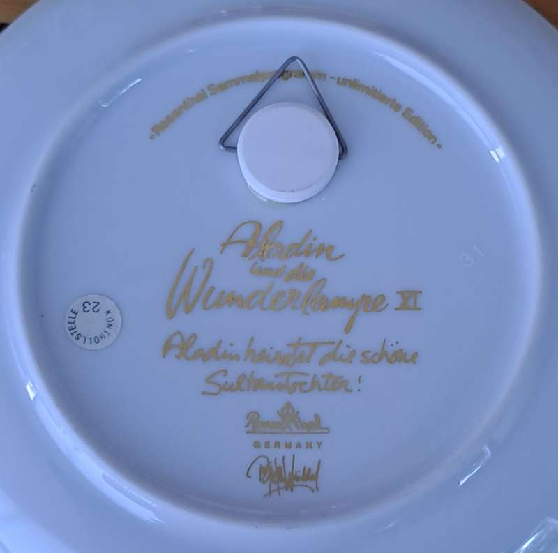 Rosenthal Aladin Plate - Plate eleven of twelve