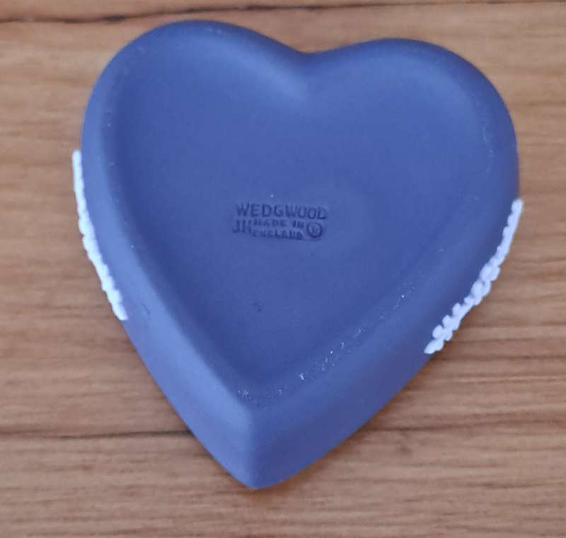 Wedgwood Jasperware Heart Trinket Box