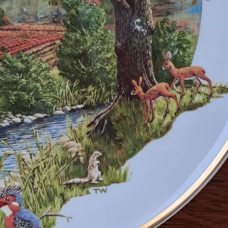 Heritage Collection 'Autumn Vineyards' Plate