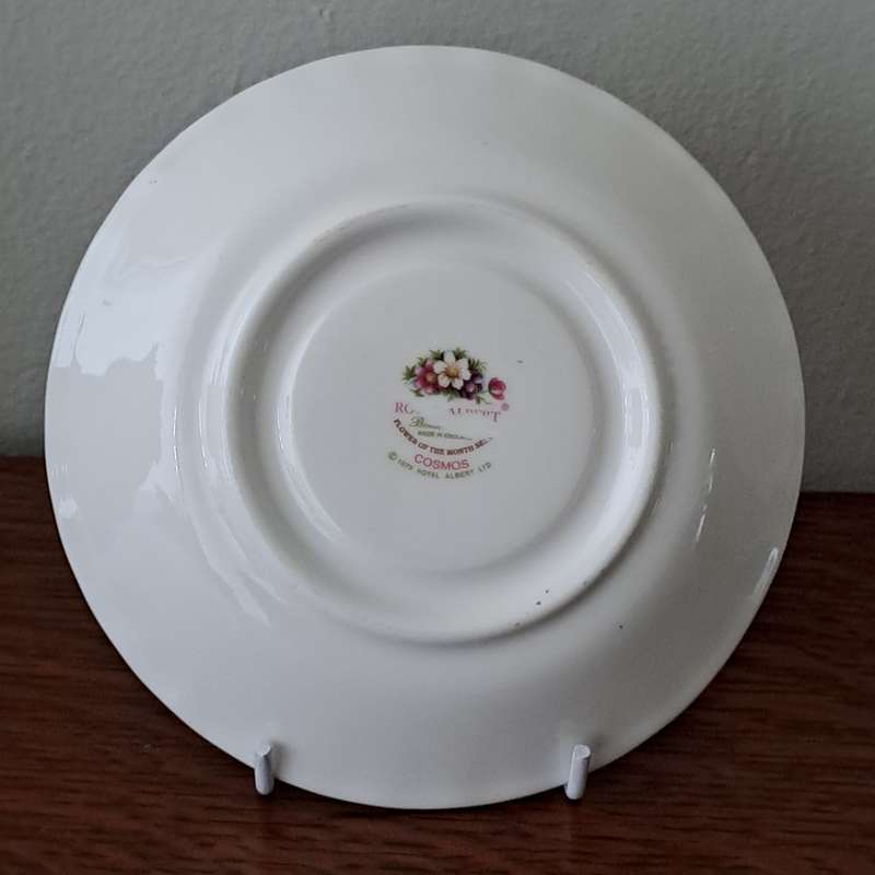 Royal Albert Flower Of the Month Saucer 'October'