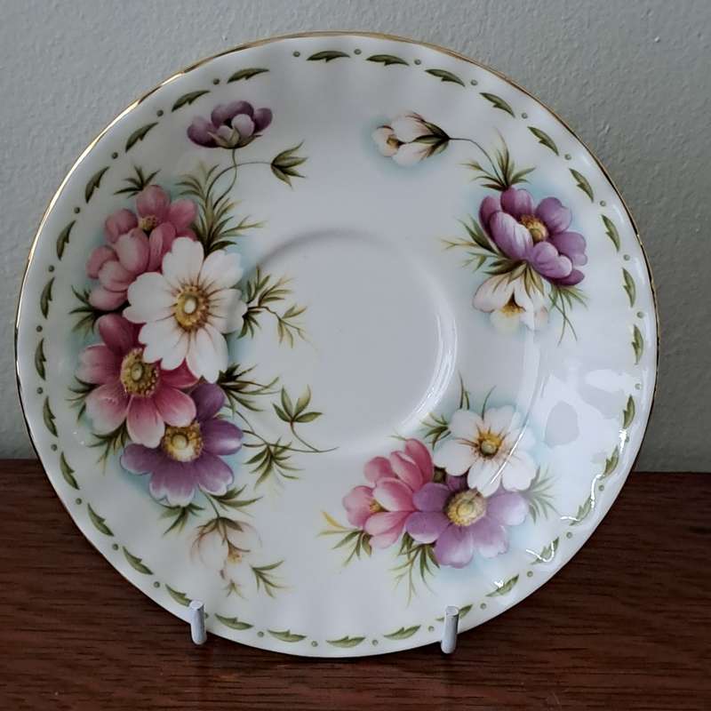 Royal Albert Flower Of the Month Saucer 'October'