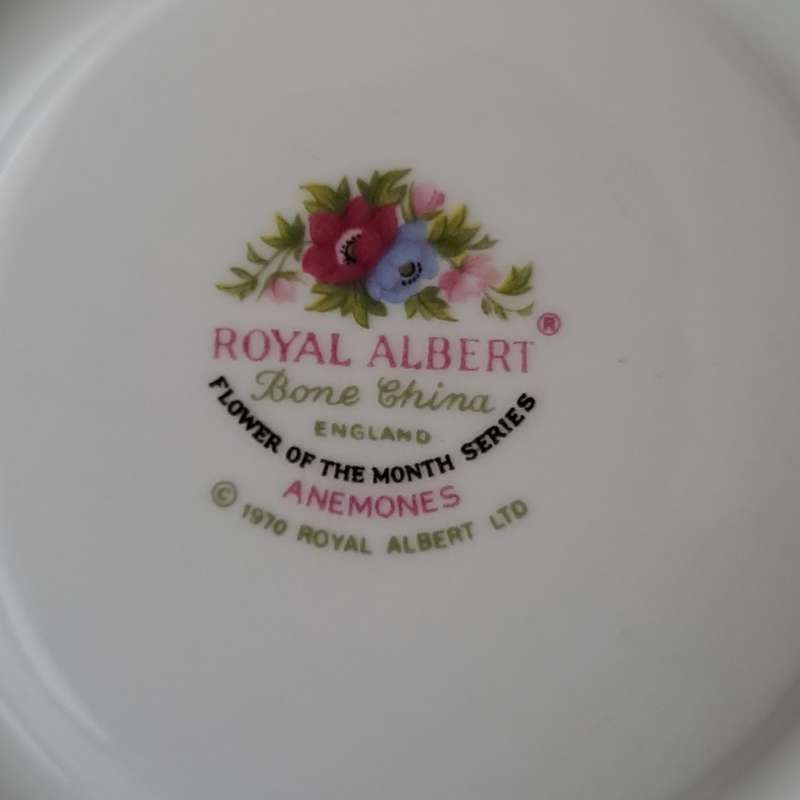 Royal Albert Flower Of the Month Saucer 'March'