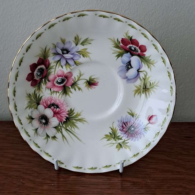 Royal Albert Flower Of the Month Saucer 'March'