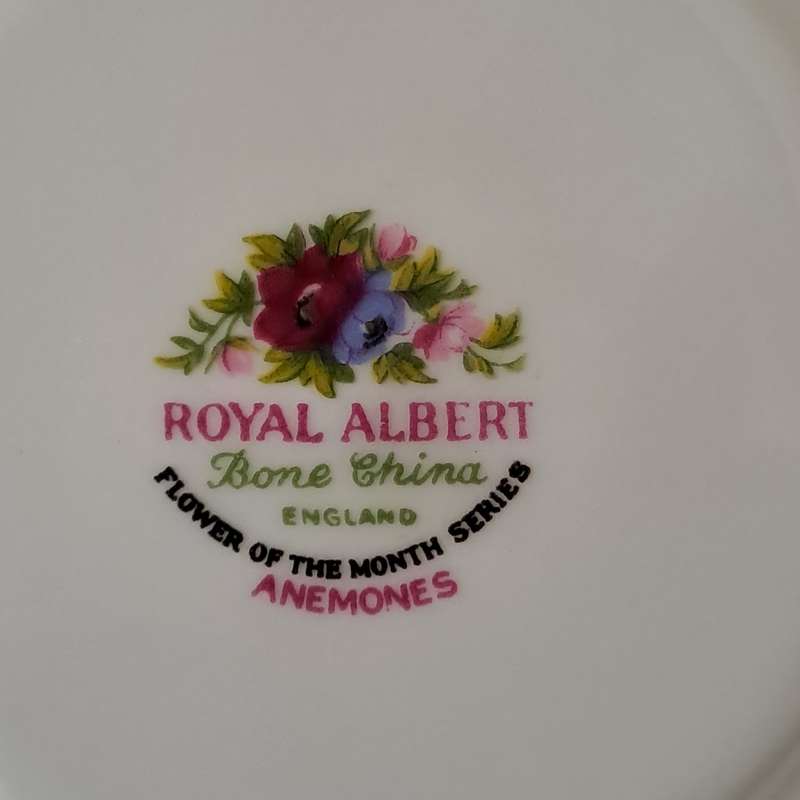 Royal Albert Flower Of the Month Saucer 'March'