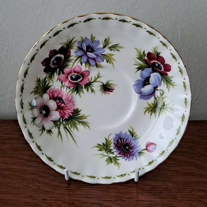 Royal Albert Flower Of the Month Saucer 'March'