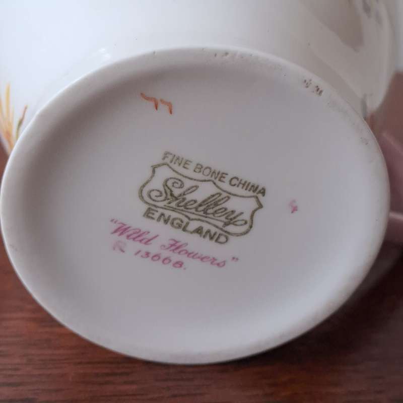 Shelley 'Wild Flowers' Milk Jug