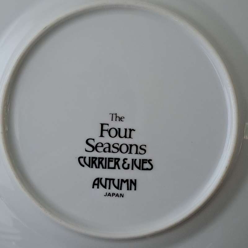 Currier & Ives 'Autumn' Plate