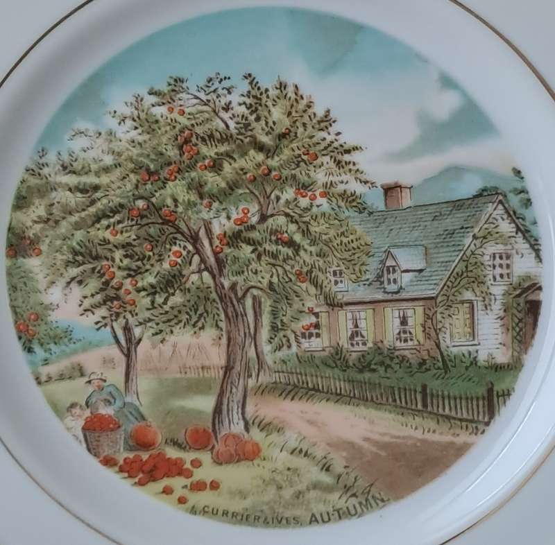 Currier & Ives 'Autumn' Plate